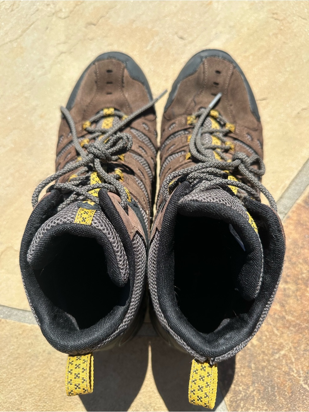Merrell Brown Hiking Boots - Men's Durable Trail Shoes Size 13 - Picture 3 of 7